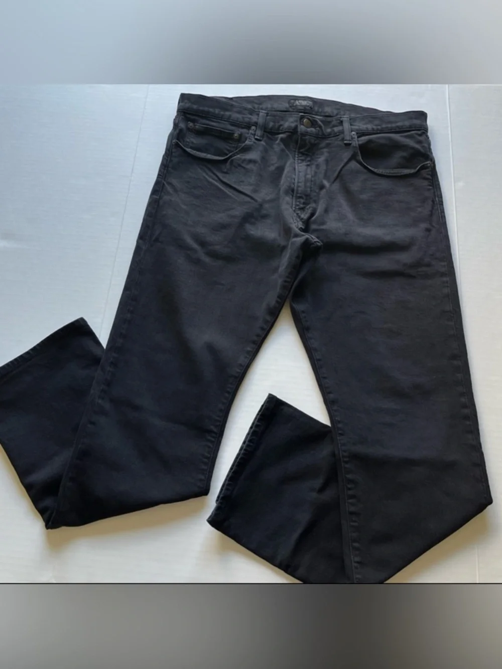 Polo Ralph Lauren Men's Black Varick Slim Straight Denim Casual Jeans